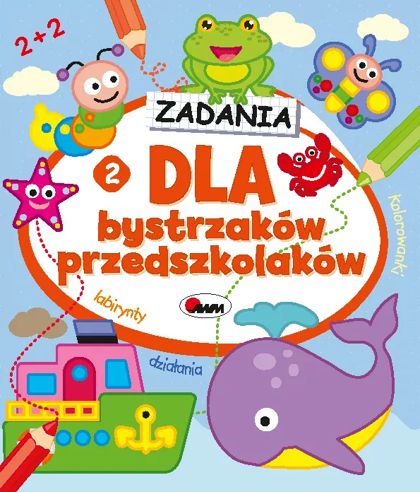 Zadania. Dla bystrzaków przedszkolaków 2 - tantis.pl