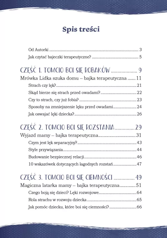 Tomcio rozwiązuje problemy. Strachy i lęki - tantis.pl