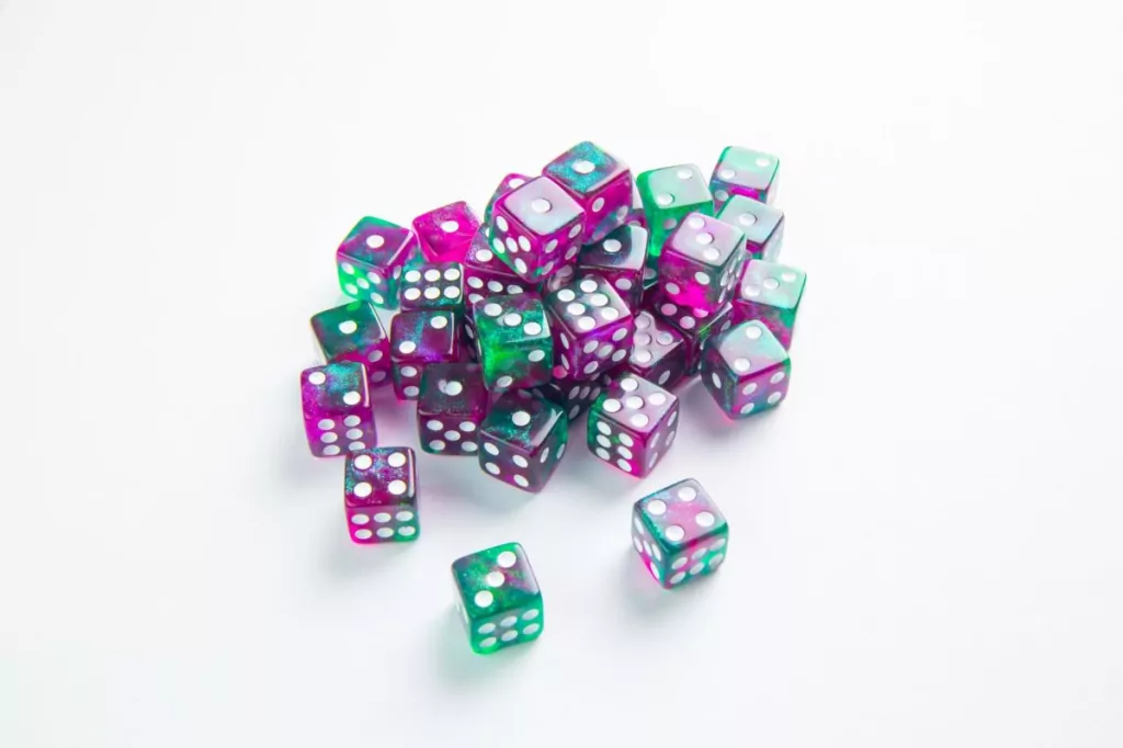 Gamegenic: Galaxy Series - D6 Dice Set (12 mm) - Aurora - tantis.pl