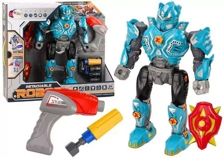 Robot do skręcania światła dźwięk turkusowy - tantis.pl