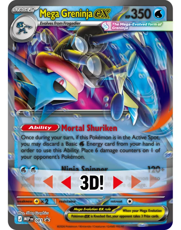 Pokémon TCG: Mega Greninja ex Premium Collection - tantis.pl