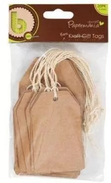 Zawieszki do prezentów papermania kraft