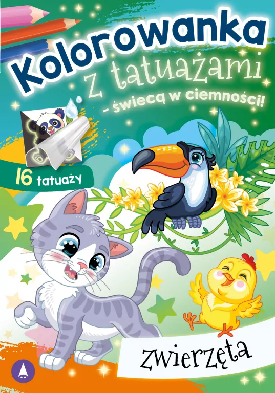 Kolorowanka z tatuażami Zwierzęta - tantis.pl