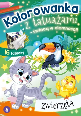 Kolorowanka z tatuażami Zwierzęta