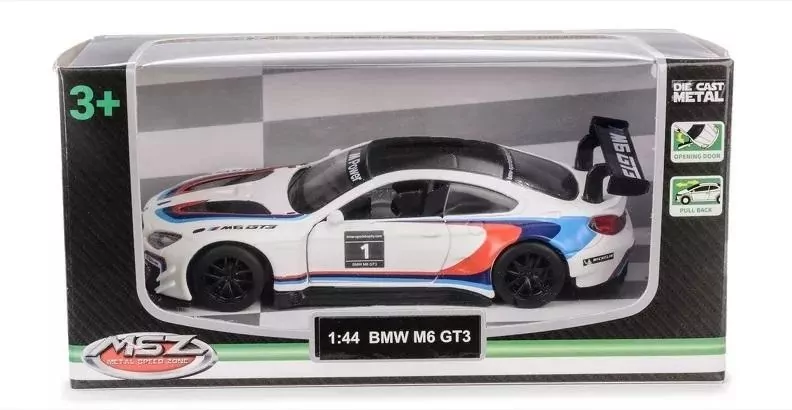 MSZ 1:44 BMW M6 GT3/67381A/white - tantis.pl