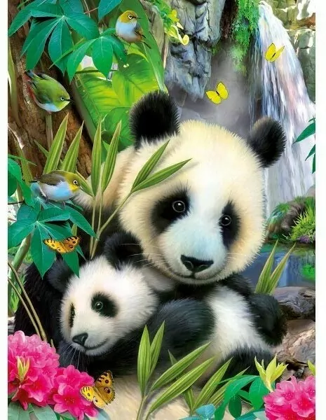 Puzzle 300. Kochana panda 130658 - tantis.pl