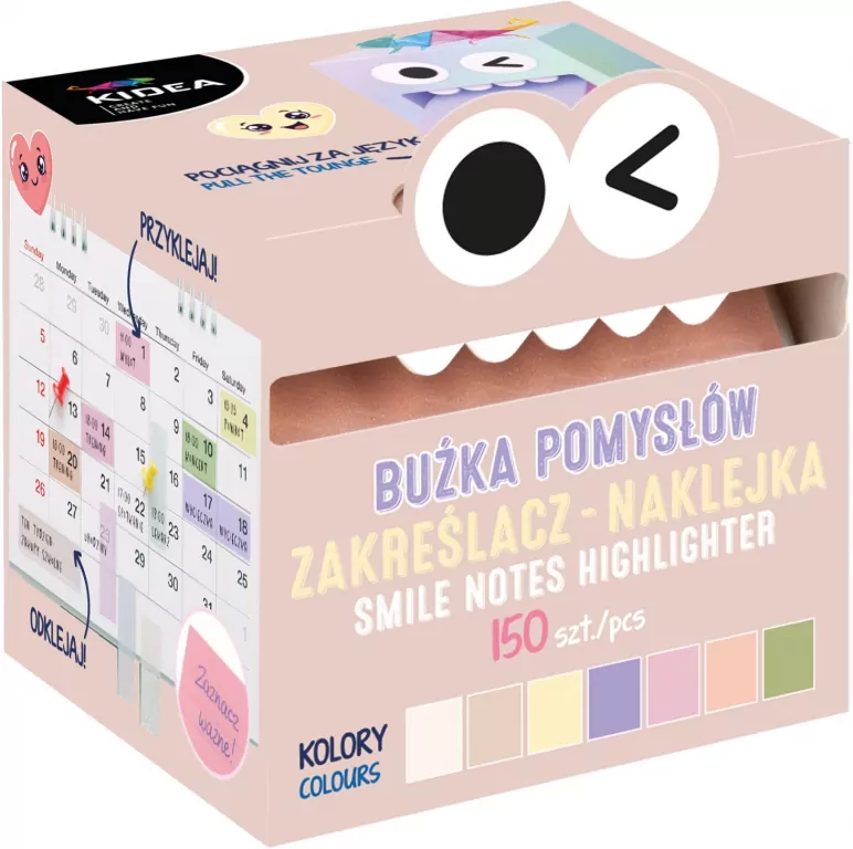Karteczki indeksujące w rolce KIDEA - tantis.pl
