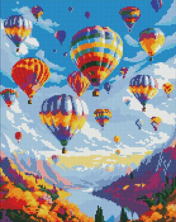 Diamentowa mozaika. Magiczny lot 40x50cm - tantis.pl