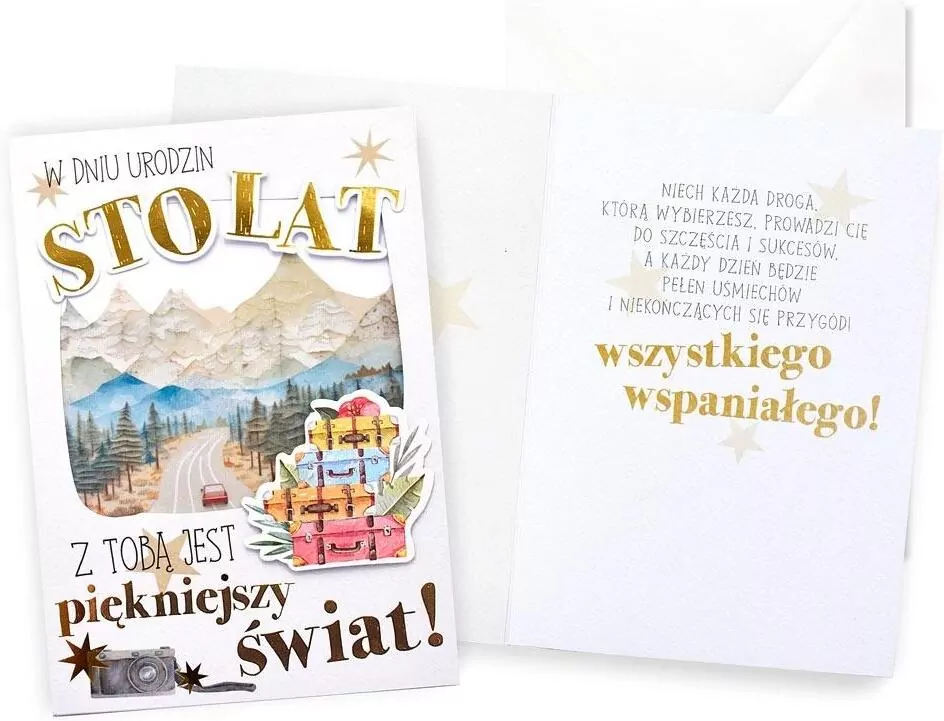 Karnet B6 Urodziny - tantis.pl