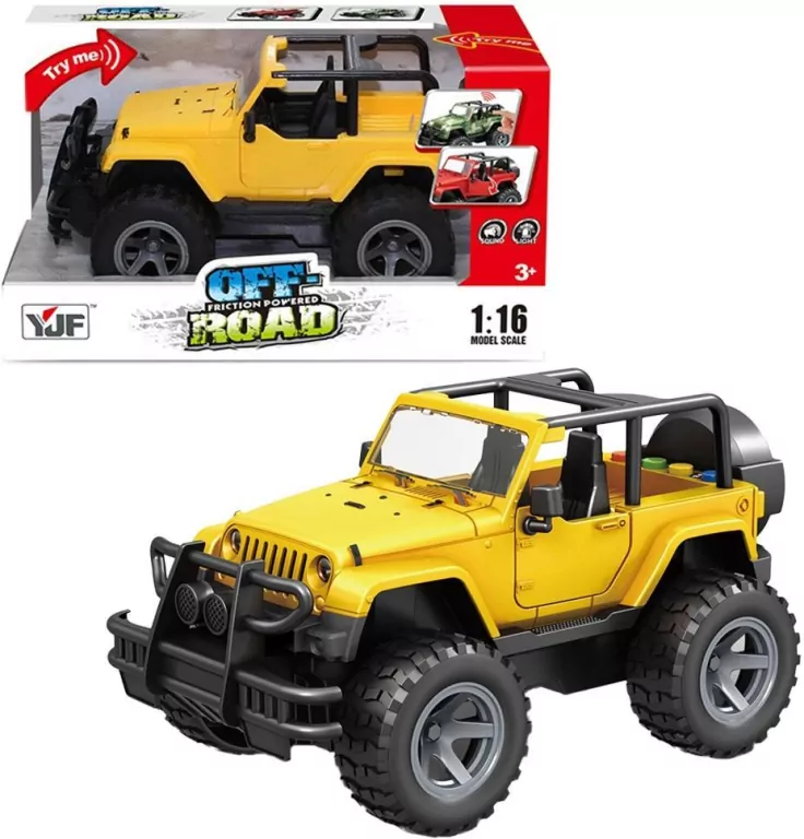 Jeep żółty na baterie - tantis.pl