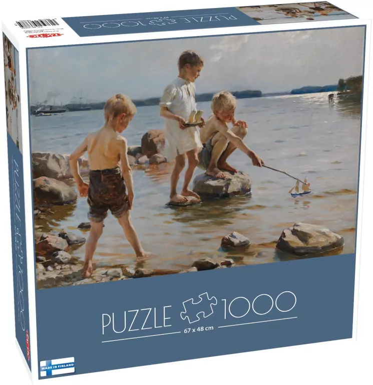Puzzle 1000 A.Edelfelt, Leikkivia - tantis.pl