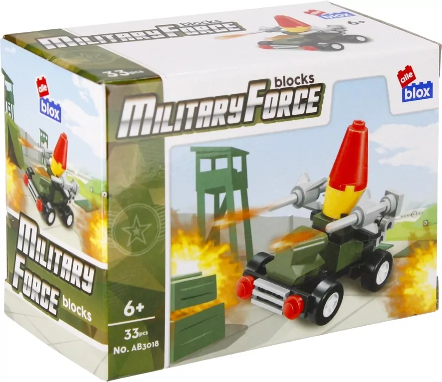 Klocki konstrukcyjne Wojsko ALLEBLOX - tantis.pl
