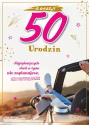 Karnet. Urodziny 50