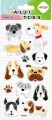 Naklejki 3D Fancy Doodle Dogs 90x210 HAPPY COLOR - tantis.pl