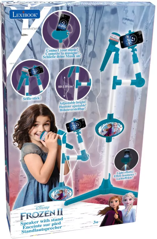 Mikrofon ze świecącym statywem. Frozen - tantis.pl