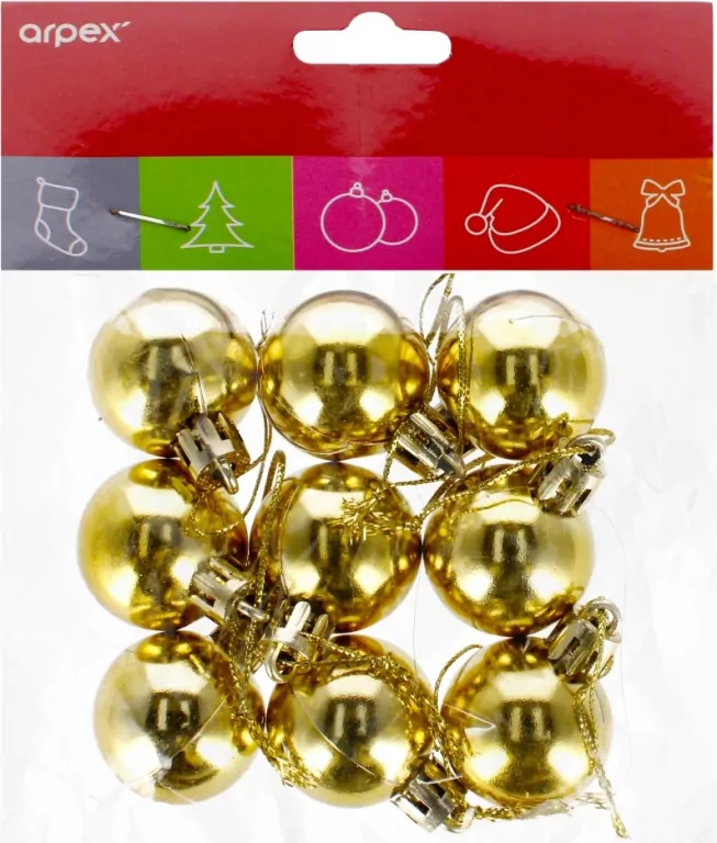 Bombki mini złote - tantis.pl