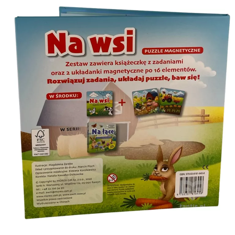 Na wsi. Puzzle magnetyczne - tantis.pl