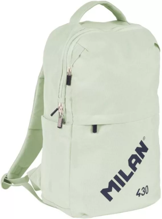 Plecak z blokowanym suwakiem 15L zielony MILAN - tantis.pl