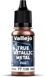 Vallejo: 77.138 - True Metallic Metal - Base - Rusty Metal (18 ml)