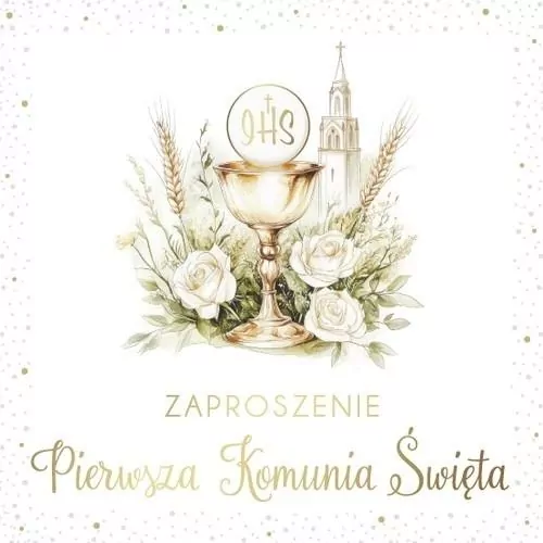 Zaproszenie Komunia (10szt) - tantis.pl