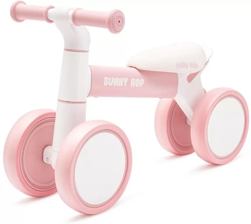 Rowerek biegowy Bunny Hop Ultralight różowy - tantis.pl