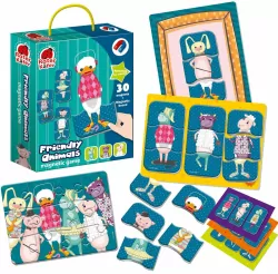 Przyjazne zwierzaki gra magnetyczna