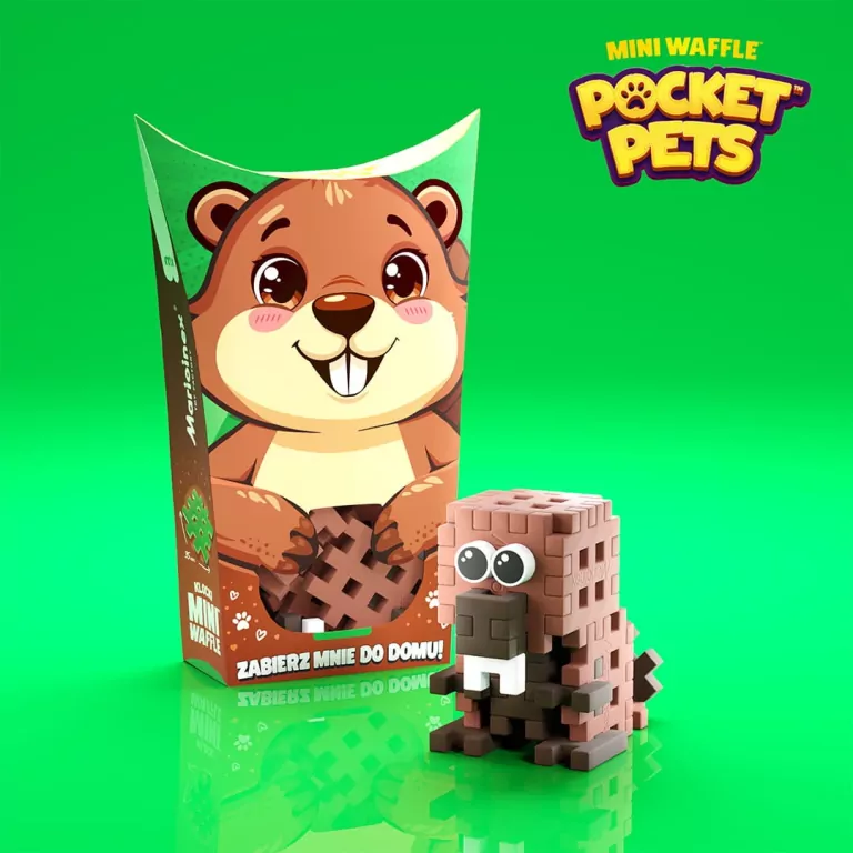 Mini Waffle - Pocket Pets - Bóbr - tantis.pl