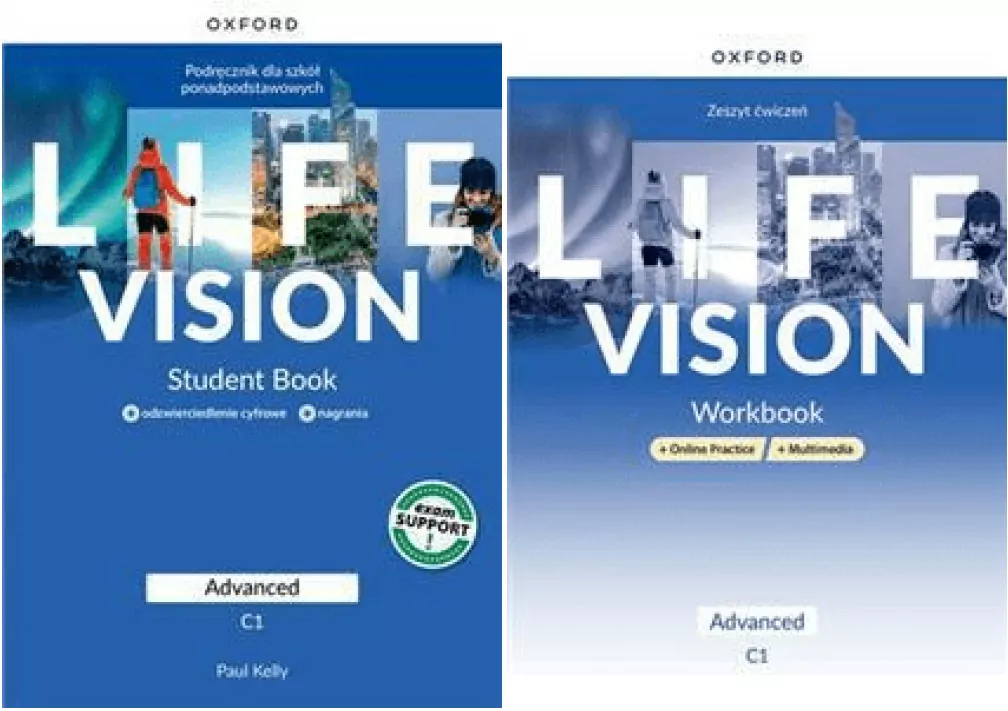 Pakiet: Life Vision. Advanced C1. Student's Book + e-book / Workbook + Online Practice - tantis.pl