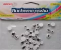 Ruchome oczka z rzęsami, 44 sztuki - tantis.pl