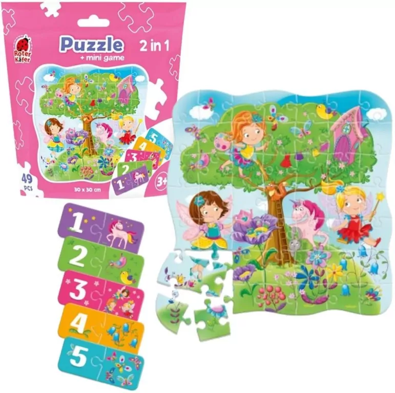 Puzzle 2w1 Wróżki 49el - tantis.pl
