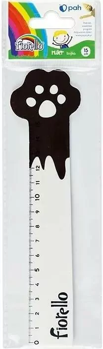 Linijka drewniana 15 cm łapa - tantis.pl