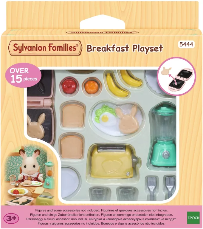 Zestaw śniadaniowy z tosterem. Sylvanian Families - tantis.pl