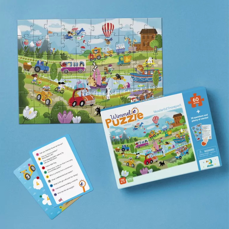 Puzzle 60. Wspaniały transport - tantis.pl