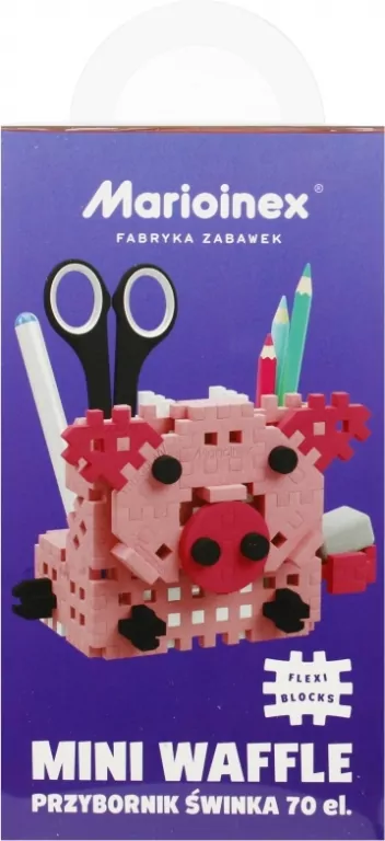 Mini Waffle Przybornik. Świnka - tantis.pl