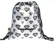 Worko-plecak na sznurkach St.Right Silver Diamonds - tantis.pl