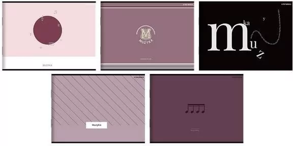 Zeszyt A5/16K pięciolinia Muzyka - tantis.pl