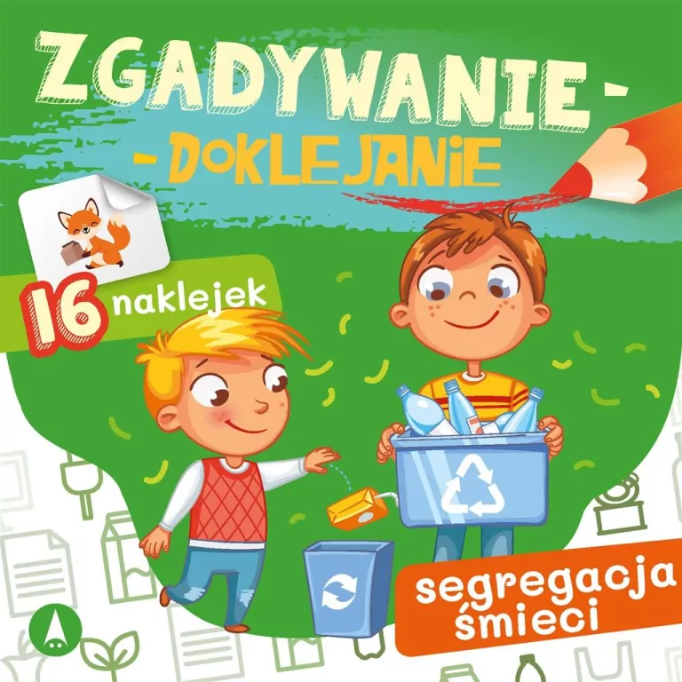 Zgadywanie-doklejanie. Segregacja śmieci - tantis.pl