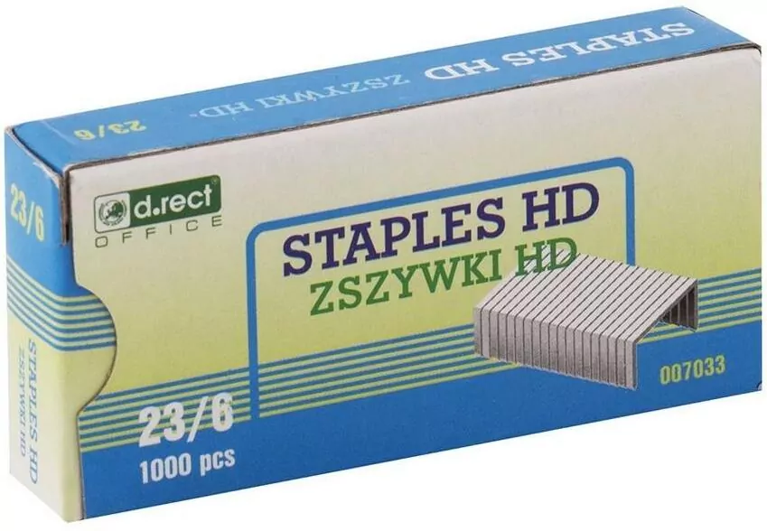 Zszywki HD 23/6 1000 D.RECT - tantis.pl