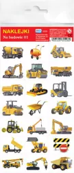 Naklejki. Na budowie, 4 sztuki