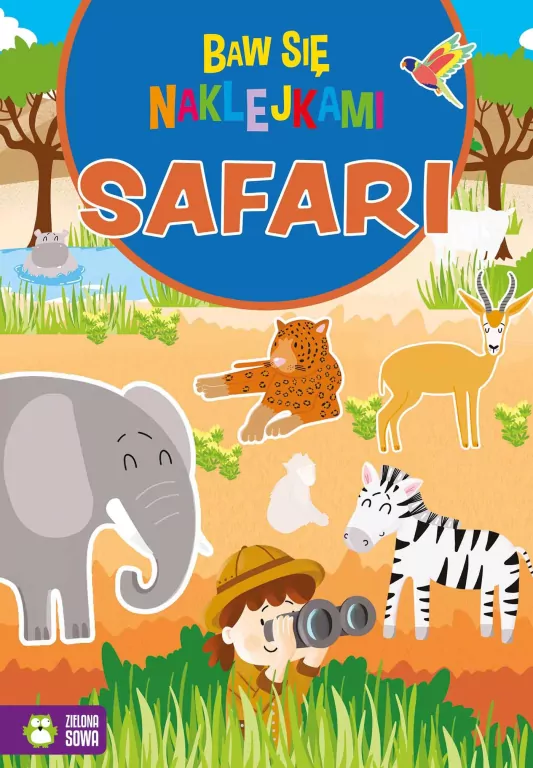 Safari. Baw się naklejkami - tantis.pl