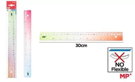 Linijka plastikowa 30cm - tantis.pl
