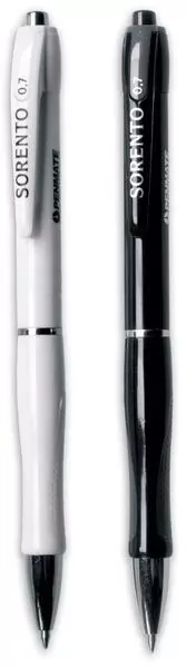 Długopis Sorento Black&White niebieski - tantis.pl
