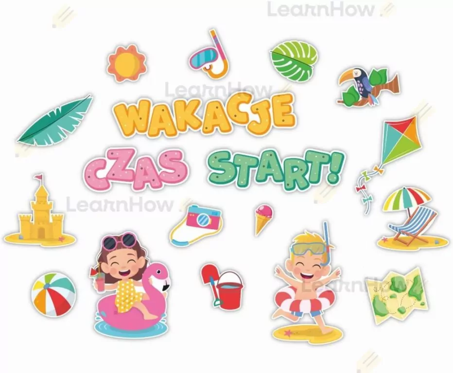 Dekoracja klasowa - Wakacje czas start 18el - tantis.pl