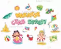 Dekoracja klasowa - Wakacje czas start 18el - tantis.pl