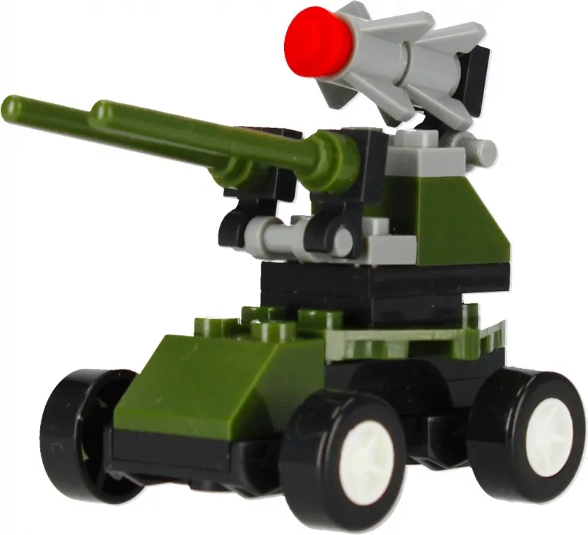 Klocki konstrukcyjne Wojsko, 30 elementów - tantis.pl