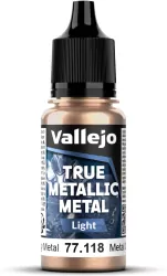Vallejo: 77.118 - True Metallic Metal - Light - Rusty Metal (18 ml)