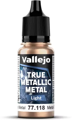 Vallejo: 77.118 - True Metallic Metal - Light - Rusty Metal (18 ml)