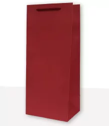 Torebki prezentowe jednobarwna koniak bordo 10 sztuk