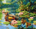 Malowanie po numerach - Kacza rodzina 40x50cm - tantis.pl