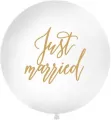 Balon Just married 1m biały - tantis.pl